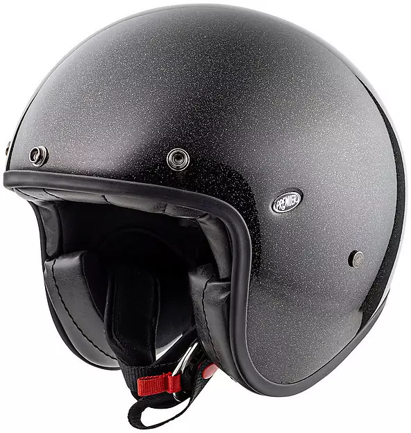 Motorcykelhjälm Premier Le Petit Classic Evo U9 Glitter Gold - MC öppningsbara och öppna hjälmar - 647-21166-0 - 1