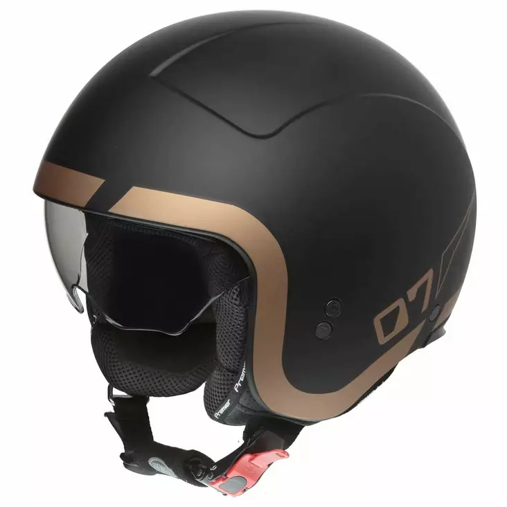 Motorcykelhjälm Premier Rocker LN 19 BM - MC öppningsbara och öppna hjälmar - 647-21061-0 - 1