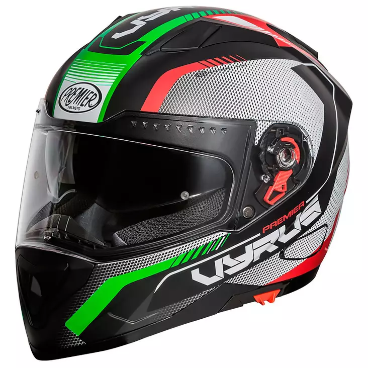 Motorcykelhjälm Premier Vyrus MP IT BM - MC integralhjälmar - 647-21032-0 - 1