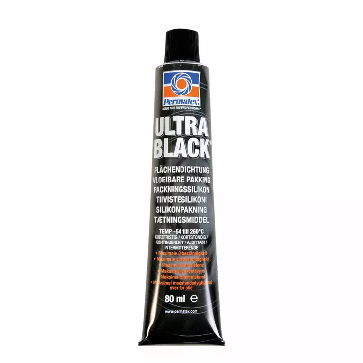 Permatex tätningssilikon Supra Black 80ml - Underhållsprodukter - 440-700 - 1