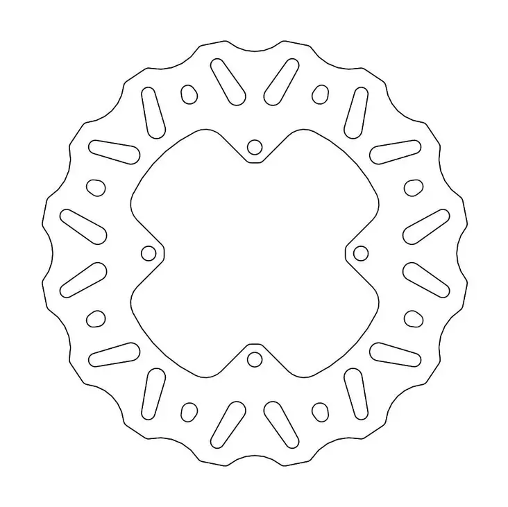 Moto-Master Bromsskiva CR85/CRF150 bak Nitro - Motocross bromsskivor - 235-110360 - 1