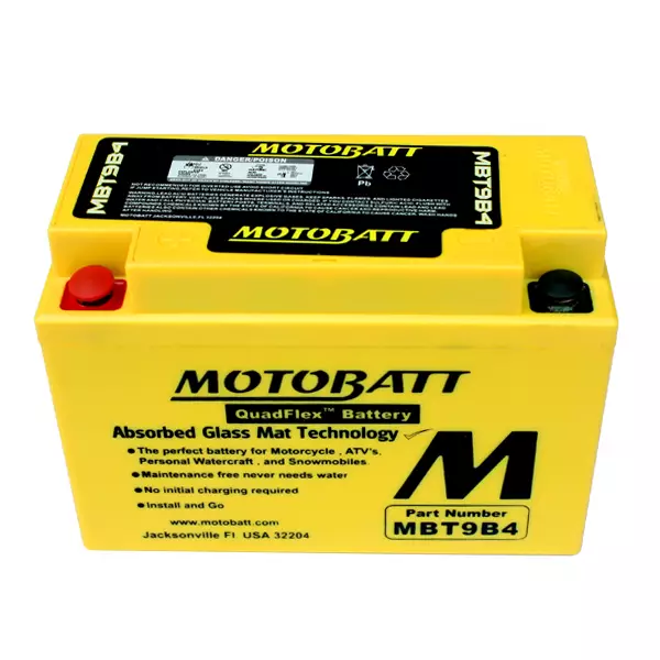 MOTOBATT batteri MBT9B4 Factory sealed - Motorbatt batteri - 14-510 - 1