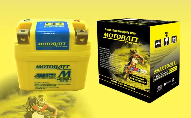 Motobatt lithium batteri, MPLXKTM16-P (C22S) - Motorbatt batteri - 14-550 - 1