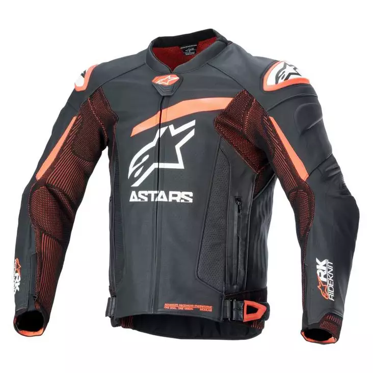 MC-skinnjacka Alpinestars GP Plus R v4 RK, svart/röd - MC skinnjackor - D489320 - 1