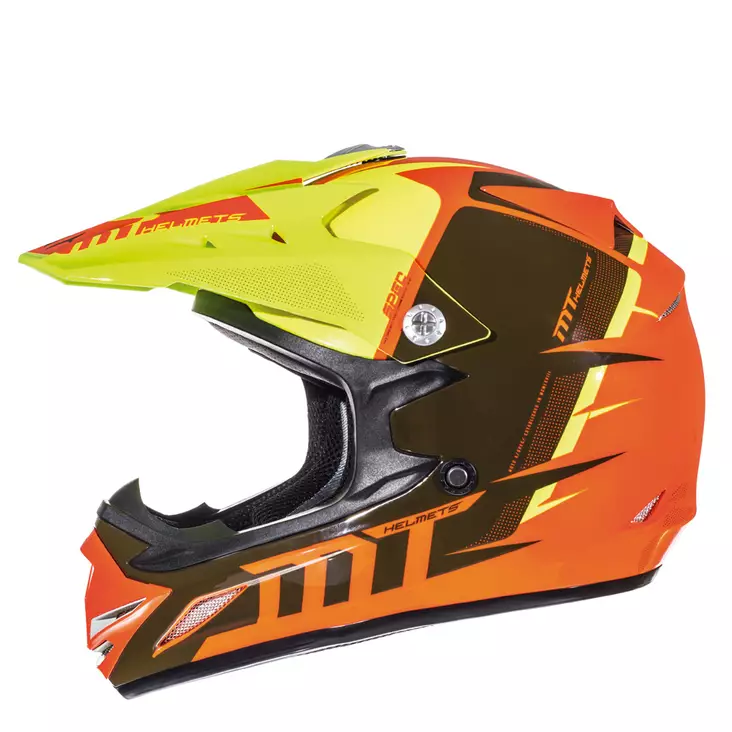 MT MX-2 Spec crosshjälm junior, orange/gul - Barns crosshjälmar - 103035810 - 1