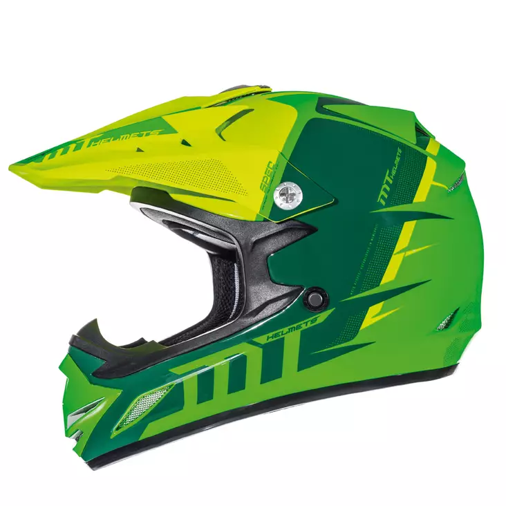 MT MX-2 Spec crosshjälm junior, grön/gul - Barns crosshjälmar - 103035800 - 1