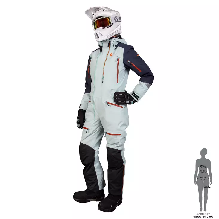 Skoteroverall Scott DS-I Dryo Dam, vit/blå/svart - Skoteroveraller - 623-2021-0 - 1