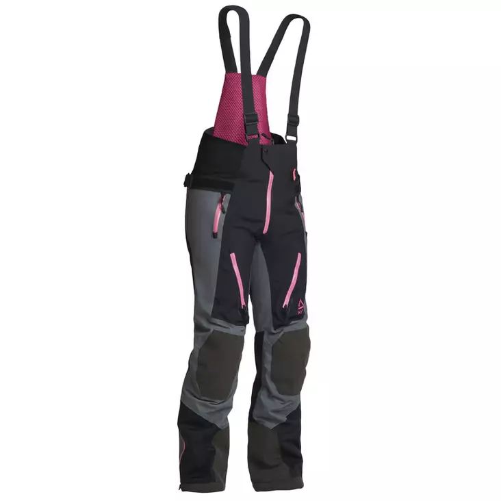 AMOQ Orbit damer skoterbyxor, svart/grå/rosa - Skoterbyxor - 645-22072196-0 - 1