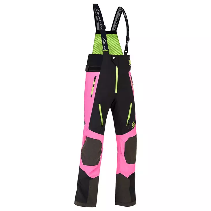 AMOQ Orbit damer skoterbyxor, rosa/svart/gul - Skoterbyxor - 645-23070264-0 - 2