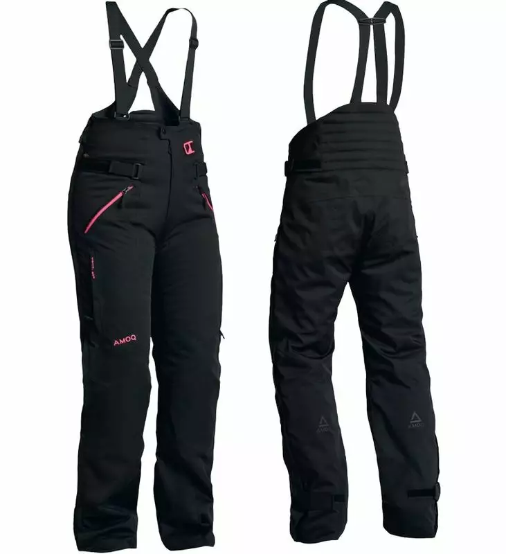 AMOQ Vernal damer skoterbyxor, svart/rosa - Skoterbyxor - 645-22072006-0 - 1