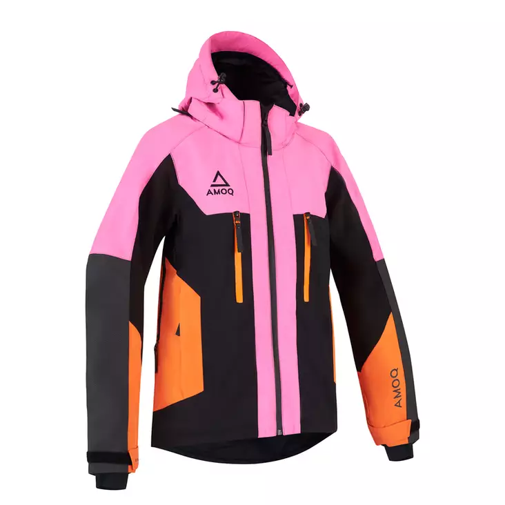 Dam skoterjacka AMOQ Aspect, rosa/svart/orange - Skoterjackor - 645-23050368-0 - 2