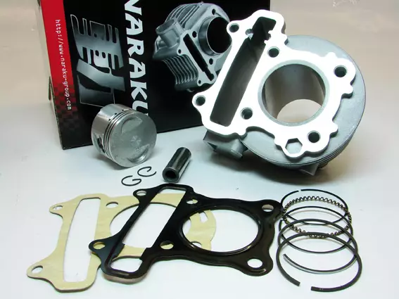 Naraku Cylindersats, 50cc, Kina-skoter 4-T 50cc / Kymco 4-T / SYM 4-T - Cylindersats - 301-1100 - 1