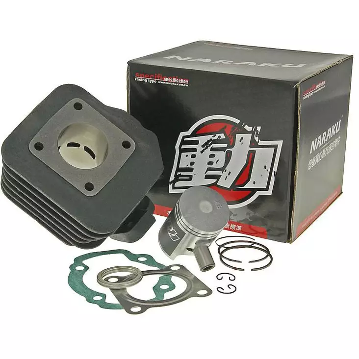 Naraku Cylindersats, 50cc, Kymco 2-T GR1-, SA10-, SC10-motor - Cylindersats - 301-1120 - 1