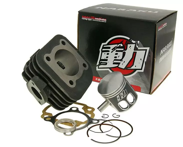 Naraku Cylindersats, 70cc, Minarelli Liggande luftkyld - Cylindersats - 301-1106-70 - 1