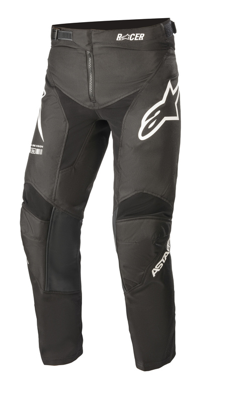 Alpinestars Junior crossbyxa Racer Braap, svart/vit - Barn crossbyxor - D347330 - 2