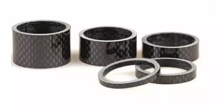 Stylagerbricka CAVO 3/5/10/15/20mm 1 1/8" carbon - Förhöjningsringar - 41-610 - 1