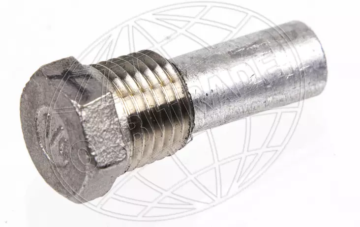 Orbitrade, zinkanod 1/4 tum x19mm - Inombordsmotordelar - 117-2-15300 - 1