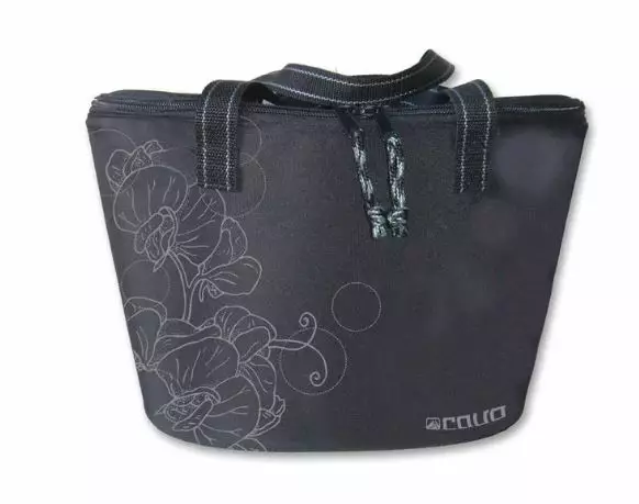 CAVO shoppingväska, svart/blommönster - Väskor - 48-870 - 1