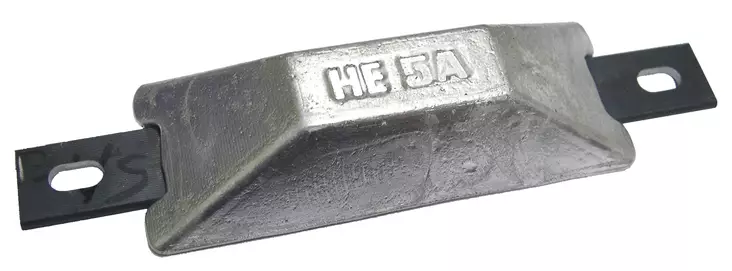 Perf metals anod, 0.2 Kg Strap Anode - Anoder - 126-1-105050 - 1