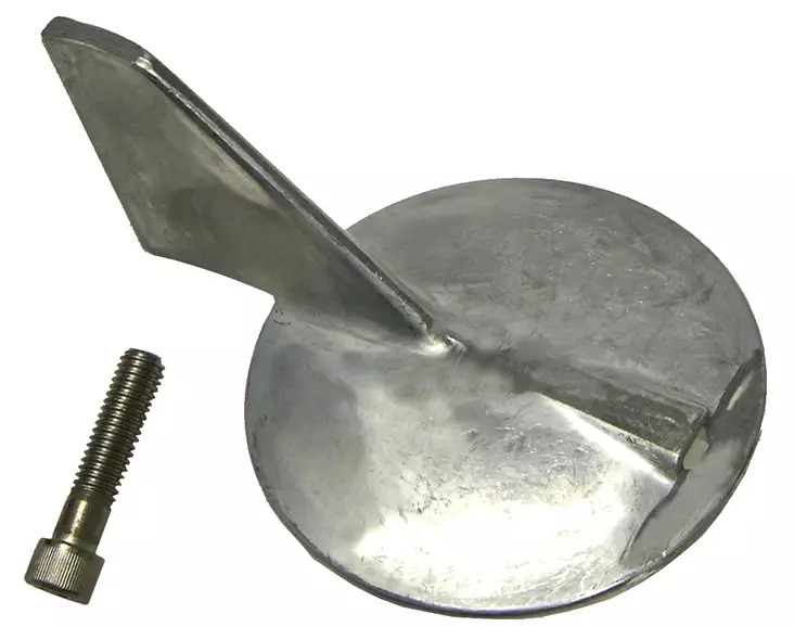 Perf metals anod, Trim Tab 150 HP counter rot - Anoder - 126-1-001810 - 1