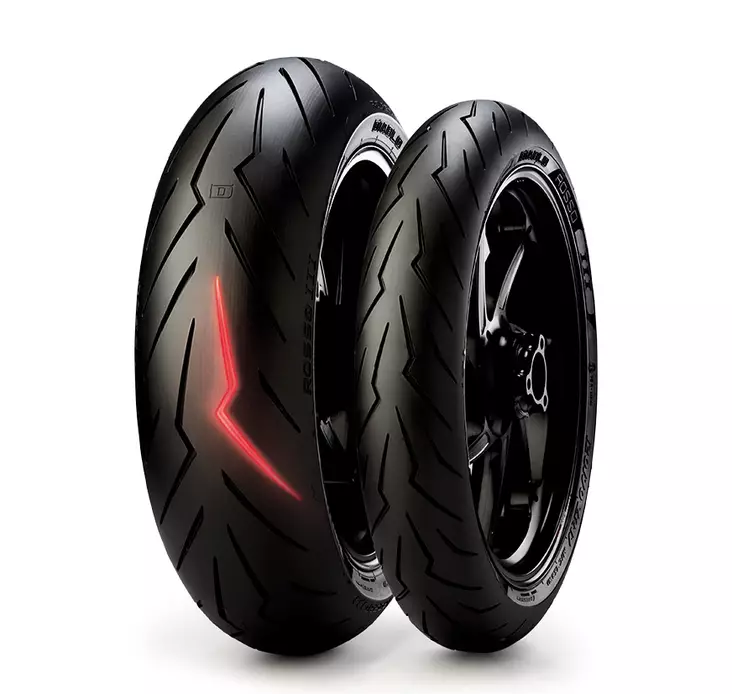 PIRELLI Diablo Rosso III 110/70 ZR 17 M/C 54W TL F - Pirelli däcken - 53-26350 - 1