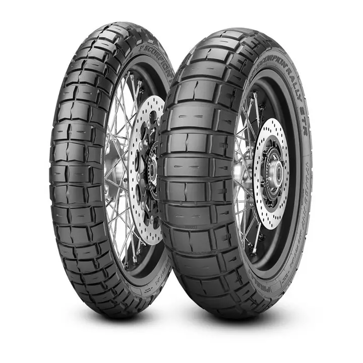 Pirelli Scorpion Rally STR 100/90 - 19 M/C 57V M+S TL Fr. - Pirelli däcken - 53-2865300 - 1