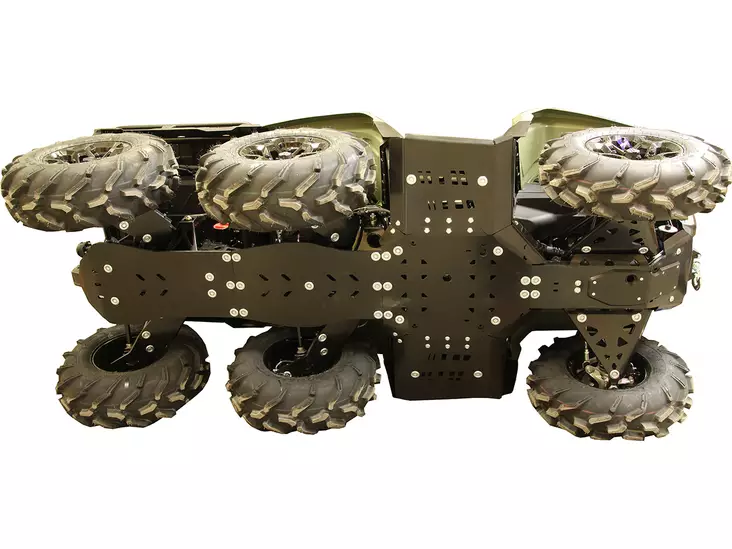 Iron Baltic hasplåt komplett sats CanAm Outlander 6x6 450 T - ATV plast hasplåtar - 0226300 - 1