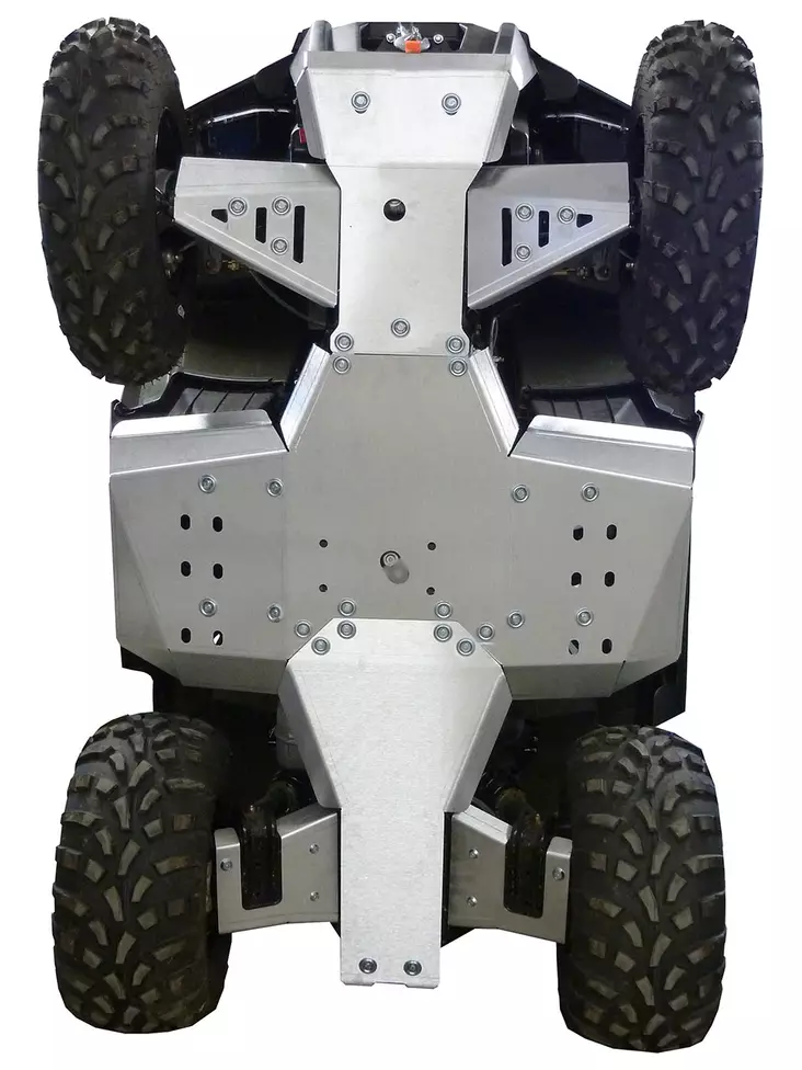 Skid plate full set (aluminium): Polaris Sportsman: 570 (2021+): 450 HO (2021+) - ATV aluminium hasplåtar - 0226900 - 1