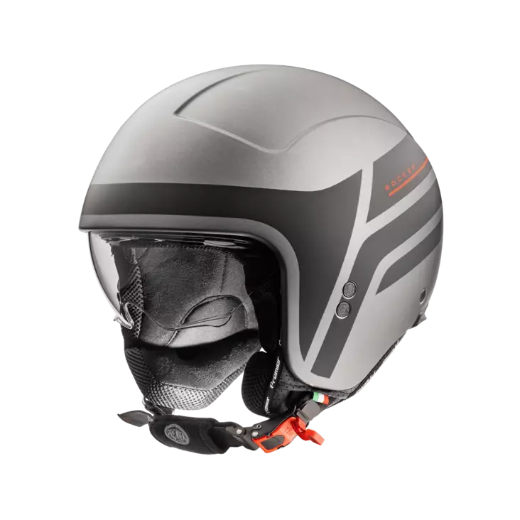 Motorcykelhjälm Premier Rocker Visor ON 17 BM - MC öppningsbara och öppna hjälmar - 647-23074-0 - 1