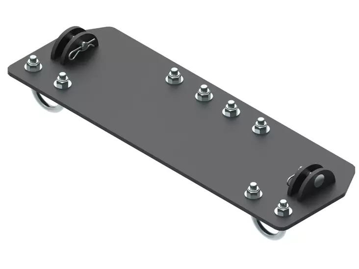 Mid-mount adapter: Kymco MXU 700 - ATV plogfästen - 039400 - 1