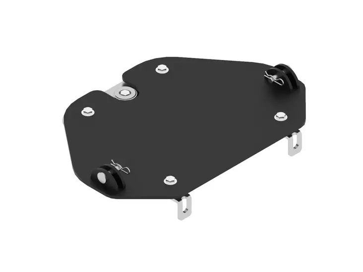 Mid-mount adapter: Polaris RZR PRO XP - ATV plogfästen - 0312000 - 1