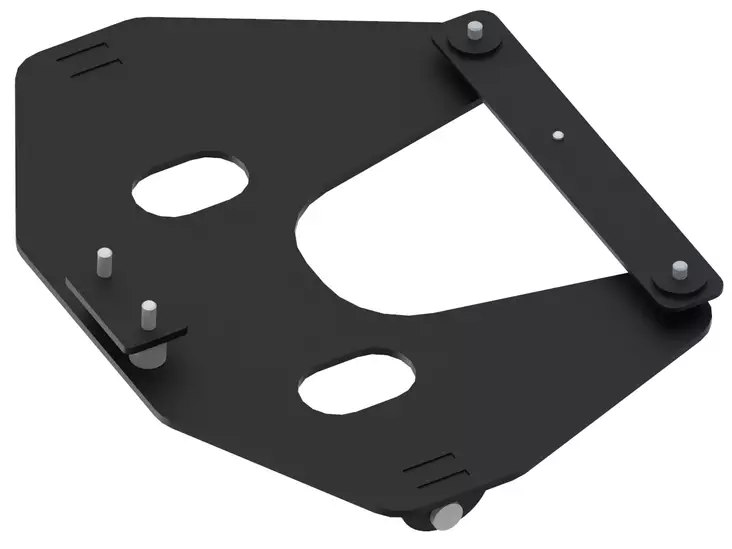 Mid-mount adapter: Polaris XP 1000 S - ATV plogfästen - 0311500 - 1