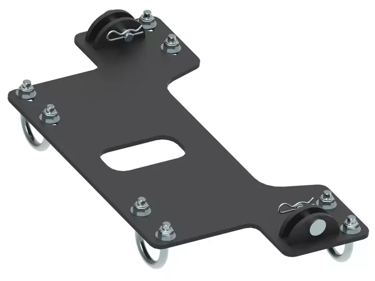 Mid-mount adapter: Trapper 550/750: Hisun Tactic 550/750 2-Up - ATV plogfästen - 039000 - 1
