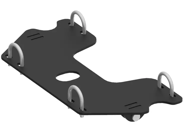 Mid-mount adapter: Yamaha Grizzly / Kodiak - ATV plogfästen - 0311200 - 1
