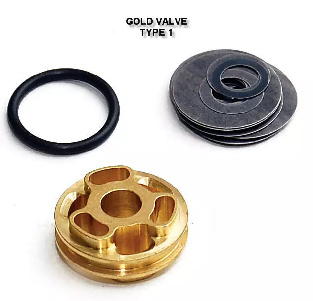 Race Tech Gaffelventiler GoldValve 34x6mm FMGV3420 - Motocross gaffelventiler - 46-58-3420 - 1