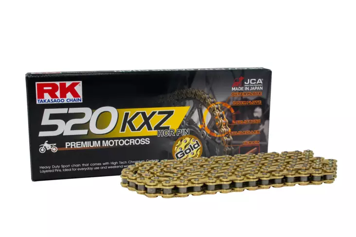 RK GB520KXZ förstärkt kedja +CL (kedjelås.) - MC Kedjor - 282-520131-120 - 1