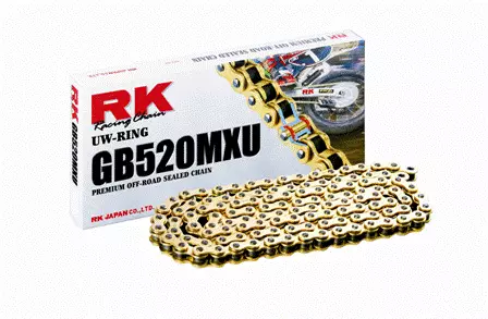 RK GB520MXU UW-ringskedja Offroad + CL (clipkedjelås) - Motocross kedjor - 282-520231-120 - 1