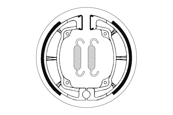 SBS Bromssko 2040 - MC Bromsskor - 23-2040 - 1