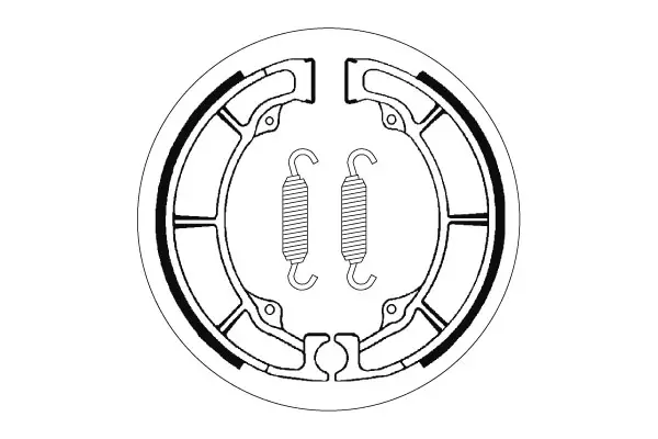 SBS Bromssko 2110 - MC Bromsskor - 23-2110 - 1