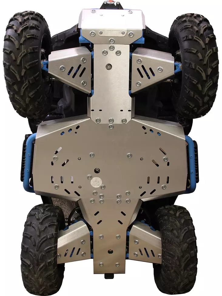Skid plate full set (aluminium): Segway Snarler AT6 S - ATV aluminium hasplåtar - 0227700 - 1