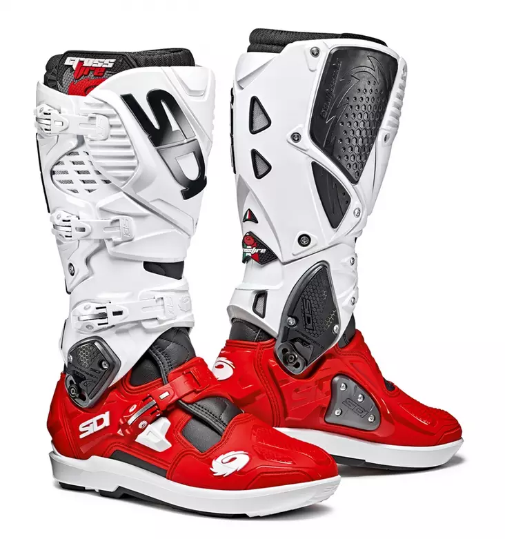SIDI Crossfire 3 SRS MX Stövel Svart/Röd/Vit - Crosstövlar - 655-9007-40 - 1
