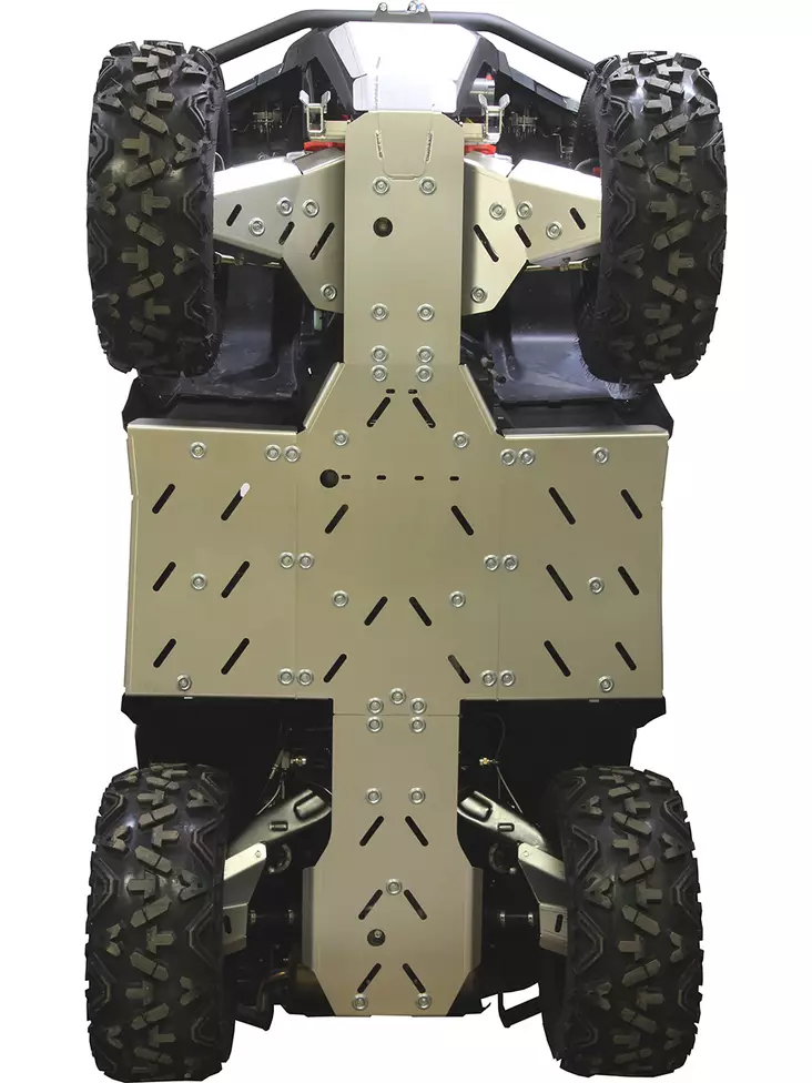 Skid plate full set (aluminium): ODES 650 L / 850 L / 1000 L - ATV aluminium hasplåtar - 0228100 - 1