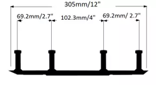 Sno-x Defender Styrstål Lynx - Snöskoter styrskenor - 881-0780 - 2