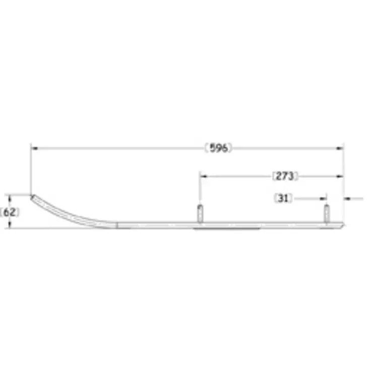 Sno-X Defender Styrstål Lynx/ Ski-Doo - Snöskoter styrskenor - 881-0440 - 1