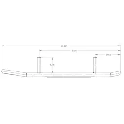 ohjausrauta - Snöskoter styrskenor - 881-4450 - 1