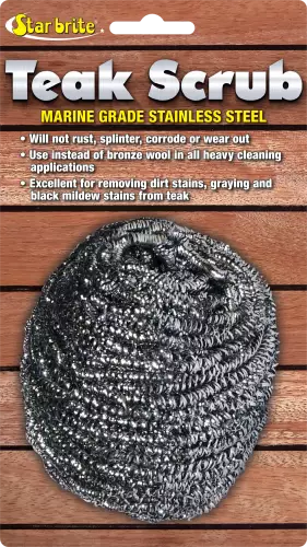 Teak Scrub rostfrittstål - Underhållsprodukter - 136-88450 - 1