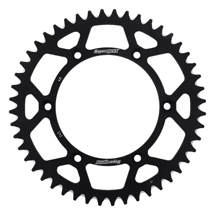 Supersprox Rear Sprocket Alu RAL-245:52 Black - MC Bakdrev - 27-3-245-52-0 - 1