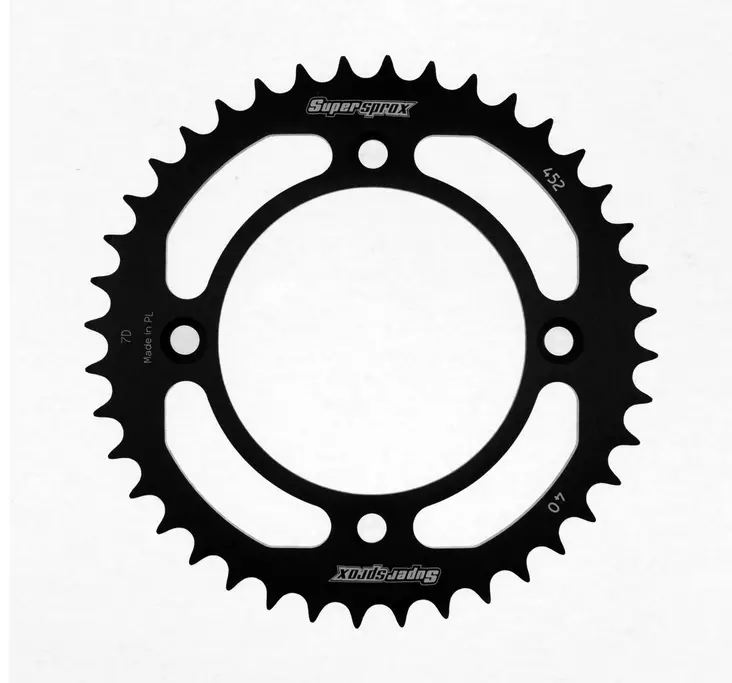 Supersprox Rear Sprocket Alu RAL-452:39 Black - MC Bakdrev - 27-3-452-39-0 - 1