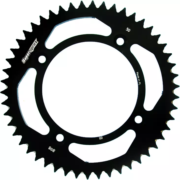 Supersprox Rear Sprocket Alu RAL-898:49 Black - MC Bakdrev - 27-3-898-49-0 - 1