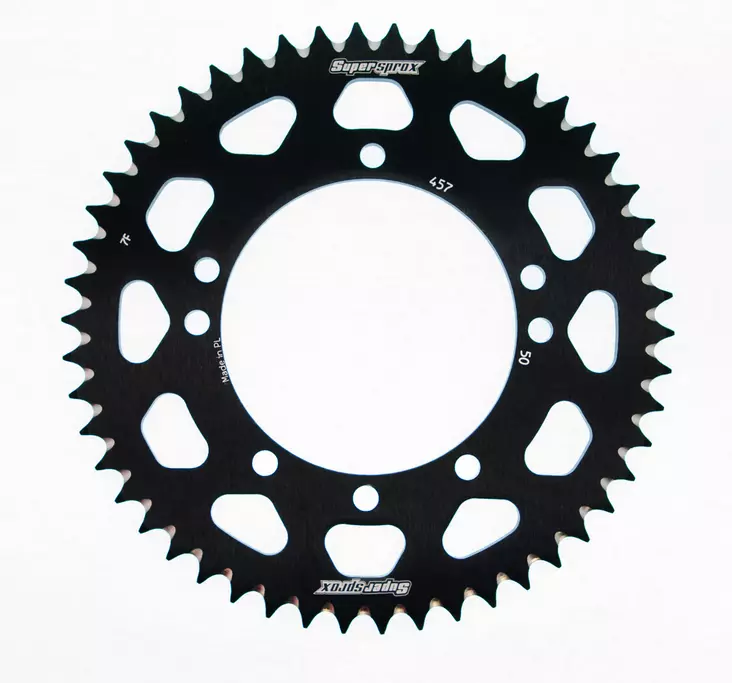 Supersprox Alu Rear sprocket KA KX80/85 Black 50 - MC Bakdrev - 27-3-457-50-0 - 2